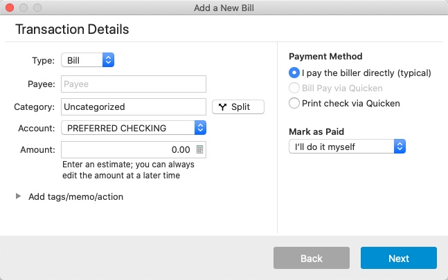 Quicken 2019 Mac Manual